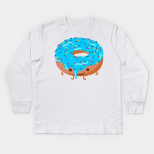 Funny bagel Kids Long Sleeve T-Shirt